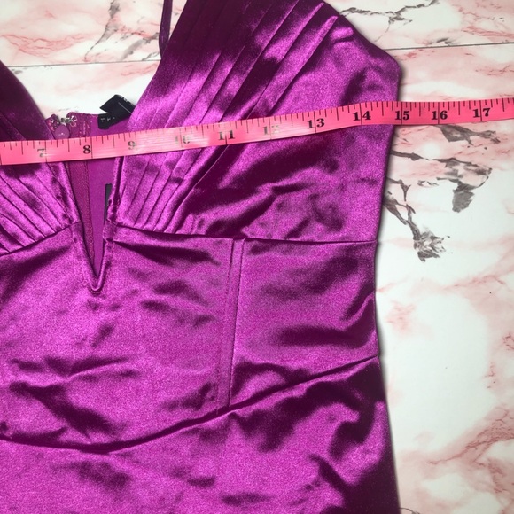 Thirty Thirty sleeveless purple Mini  Dress size S - Picture 6 of 7